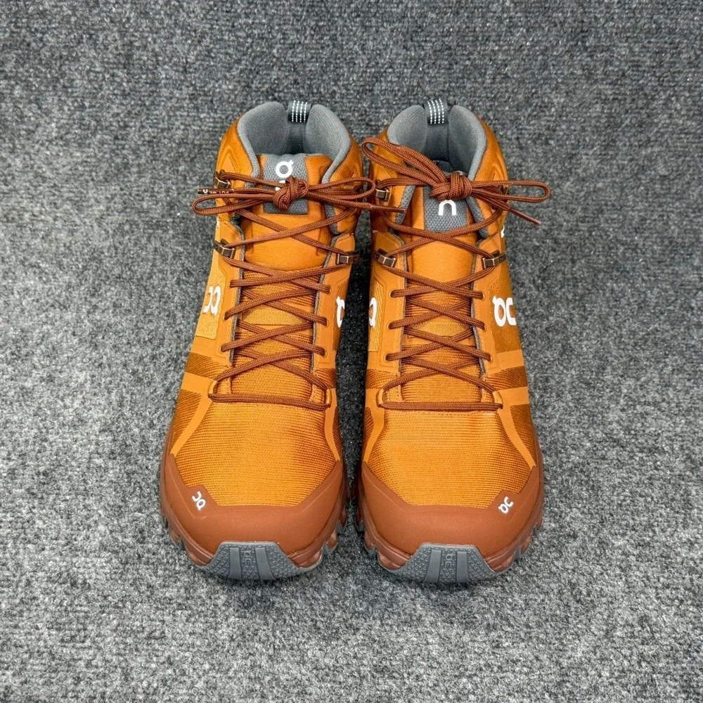 On Running Cloudrock Waterproof‎ Hiking Shoes Women's 9.5 Pecan Athletic Boots